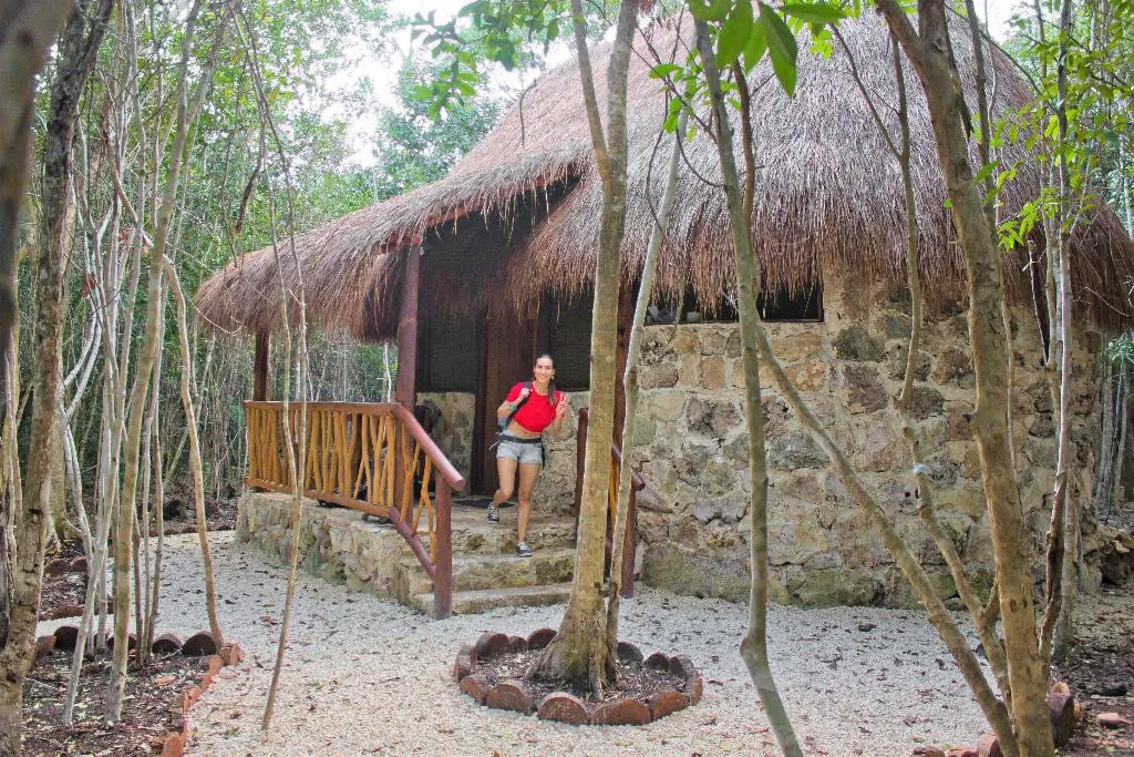 QUADRUPLE KING SIZE BED Room, Aldea Maya-Ha Cabañas Con Cenotes, Cancun Area