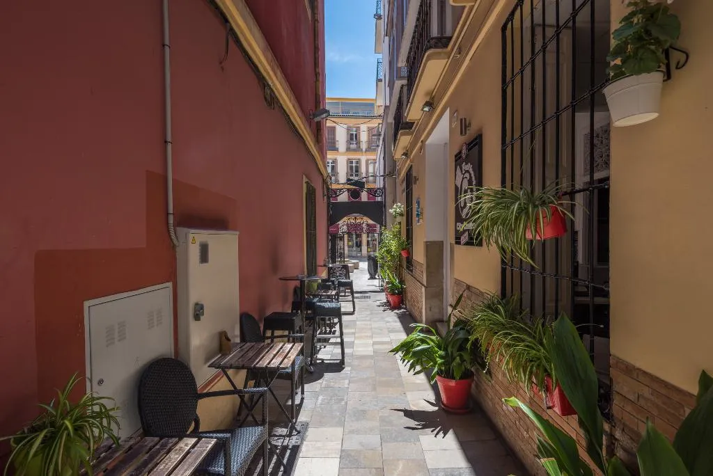 Terrace, Feel Hostel City Center Malaga, Costa Del Sol