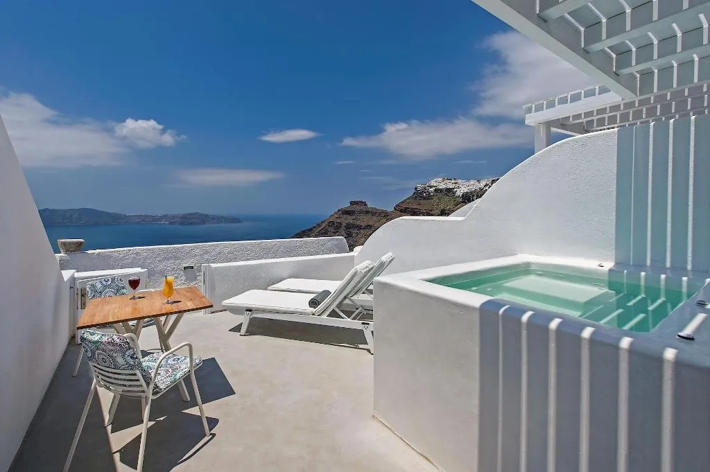 Terrace, Aura Suites, Santorini