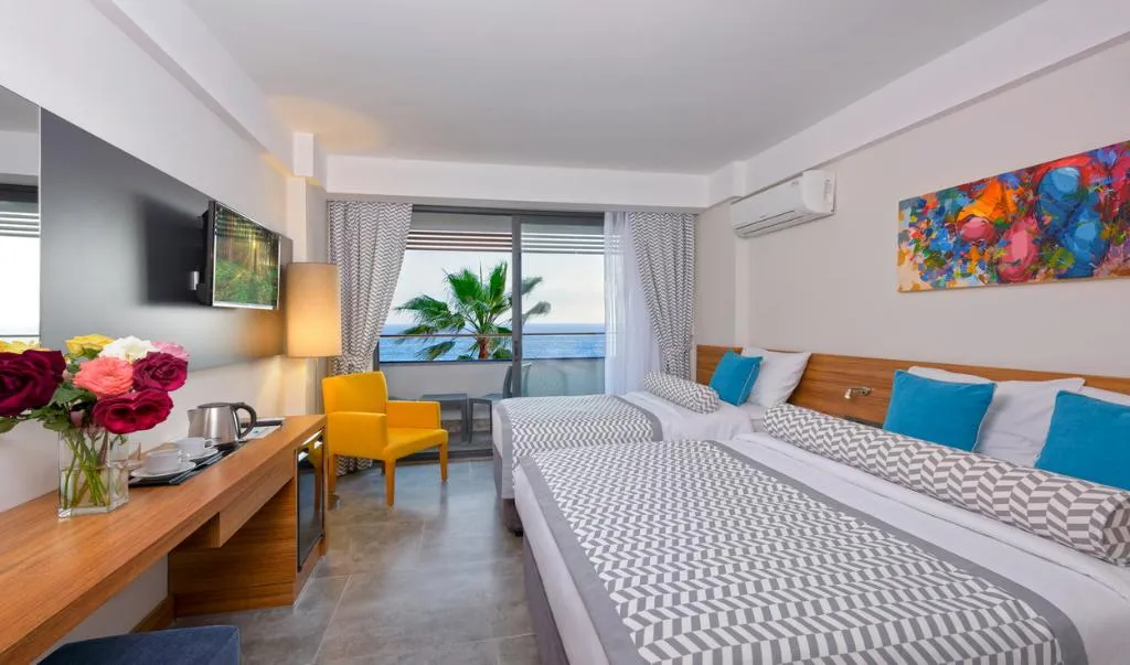 DOUBLE SIDE SEA VIEW Room, Floria Beach Hotel, Antalya