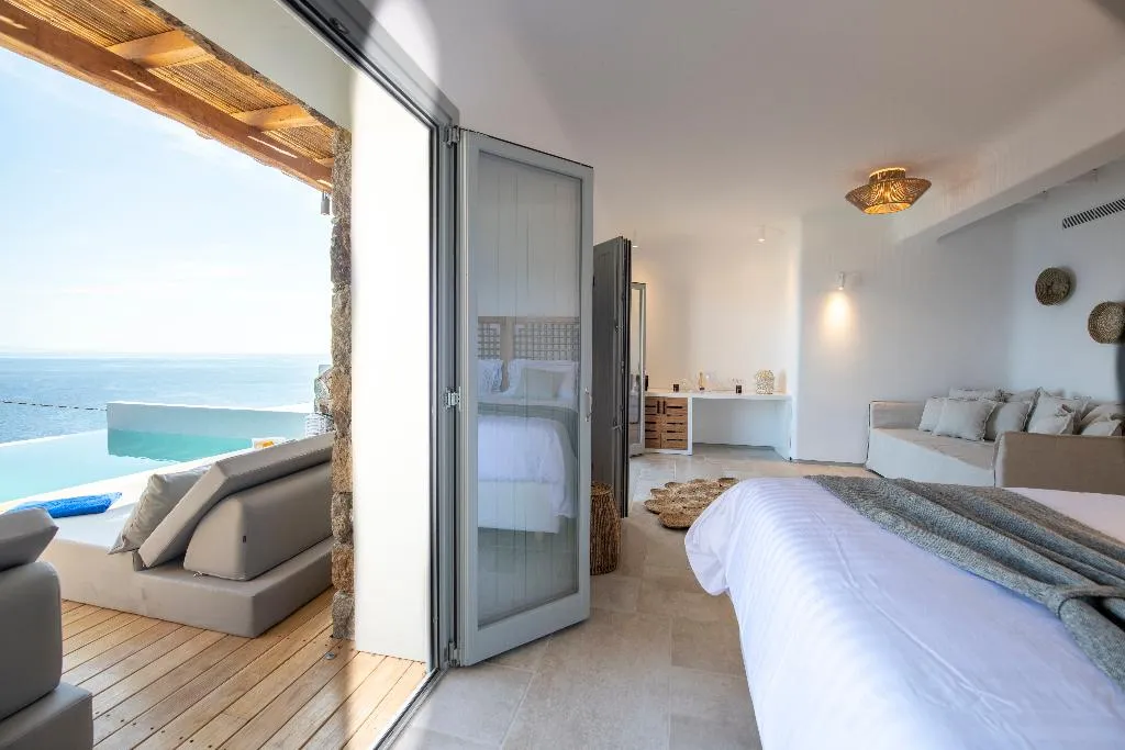 SUITE SEA VIEW WITH PRIVATE POOL Room, Alissachni Mykonos, Mykonos