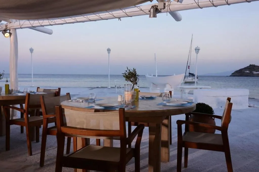Restaurant, Aphrodite Beach, Mykonos