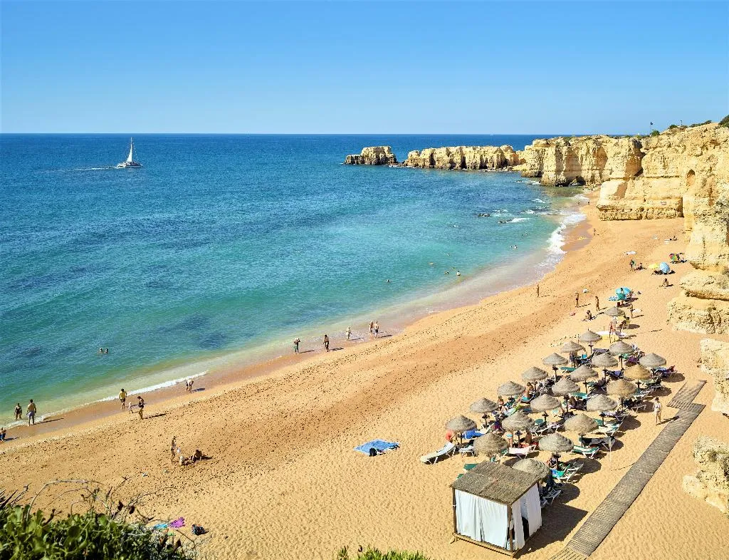 Beach, Hotel Baia Grande, Algarve