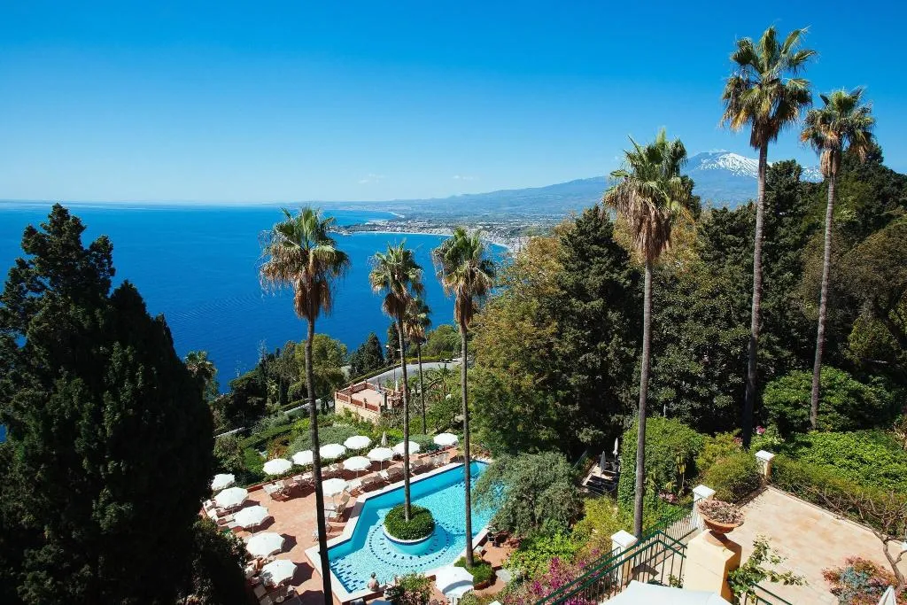 Terrace, Villa Belvedere, Taormina