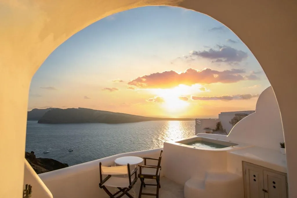 CAVE SEA VIEW HONEYMOON Room, Oia Mare Villas, Santorini
