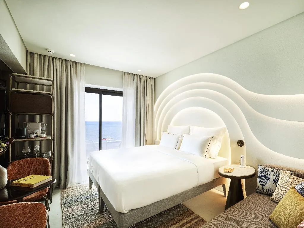 FAMILY ROOM DELUXE SEA VIEW Room, Isla Brown Corinthia Resort & Spa, Curio Collect, Athens