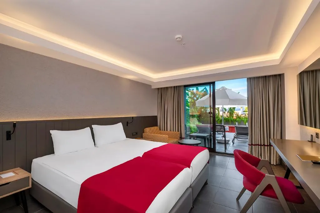DOUBLE SINGLE USE POOL VIEW Room, The X Belek, Antalya