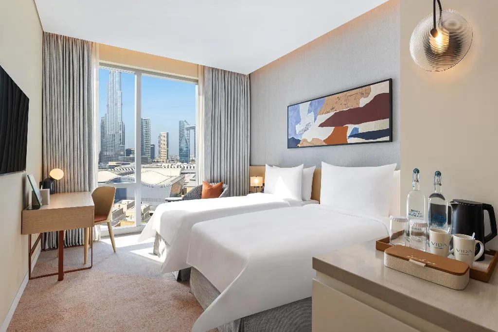 TWIN DELUXE Room, Vida Dubai Mall, Dubai