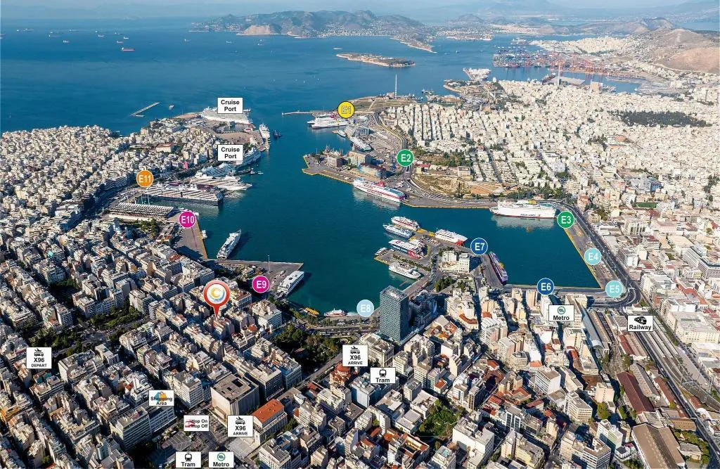 General view, Piraeus City Hotel, Athens