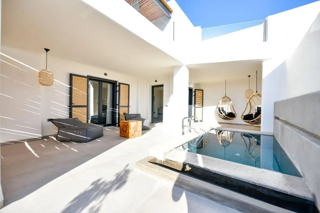 Terrace, Tropicana Hotel, Mykonos
