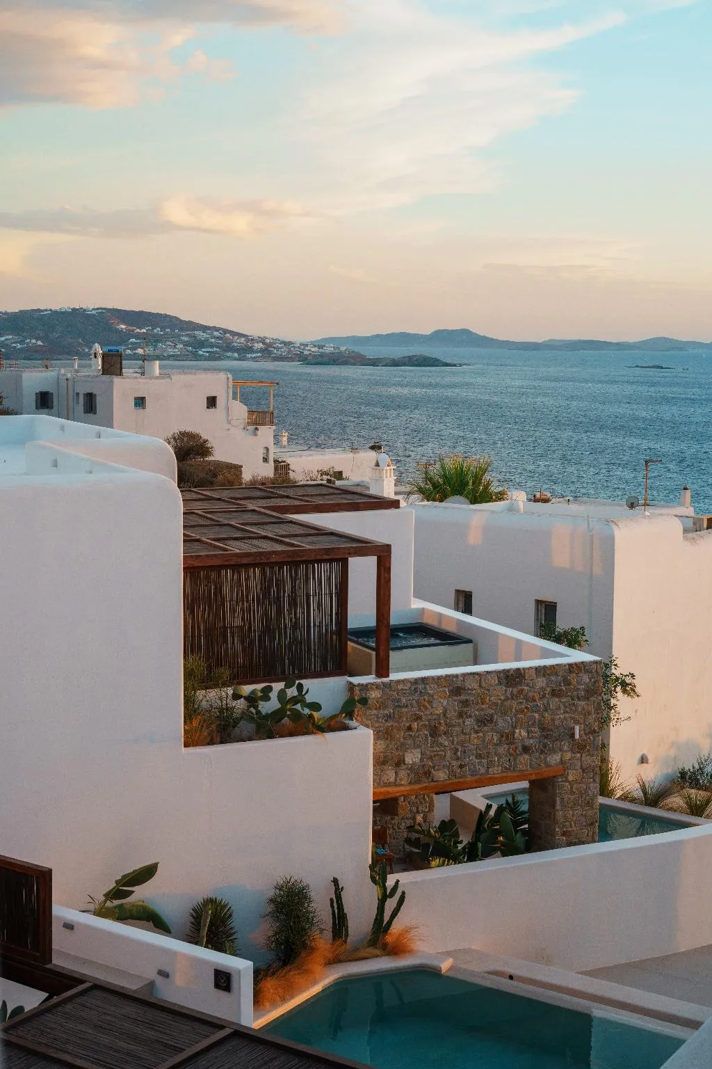 General view, Bard De Sol, Mykonos