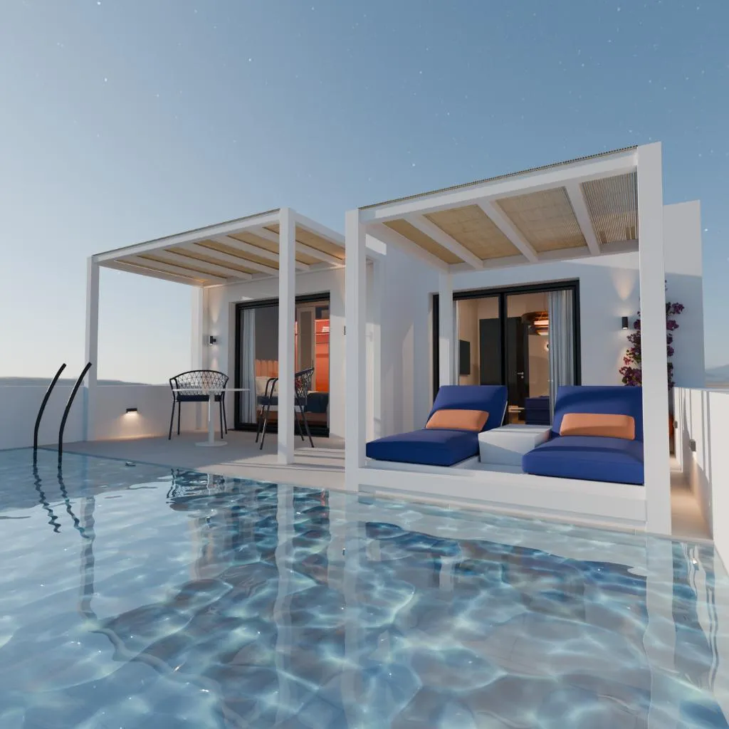 VILLA TWO BEDROOMS WITH VIEWS Room, Cresanto Luxury Suites Santorini, Santorini