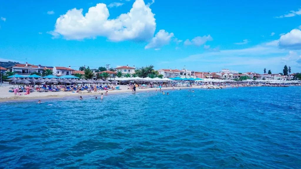 Beach, Costa Domus Blue Luxury Apartments, Thessaloniki
