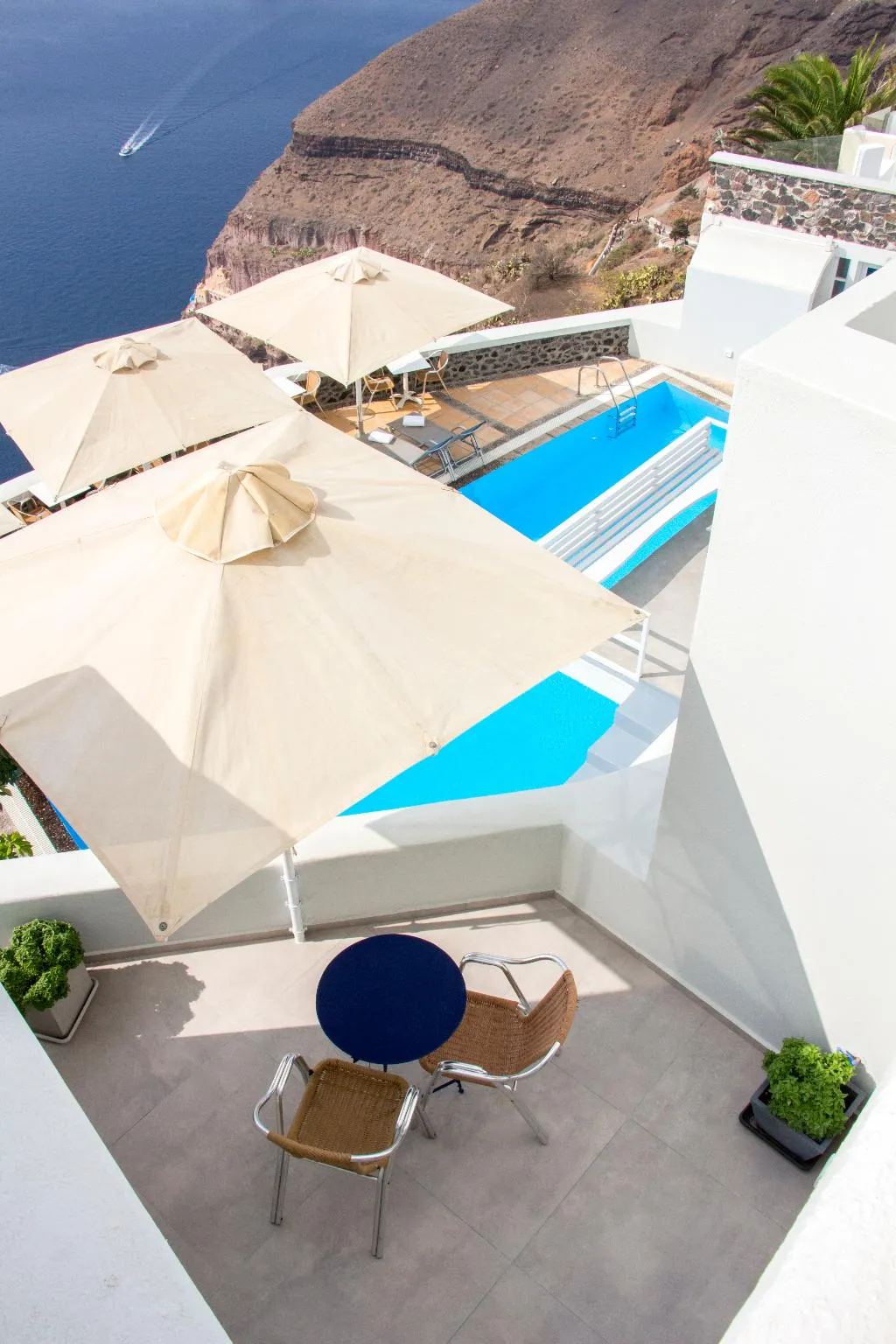 Pool, Panorama Suites, Santorini