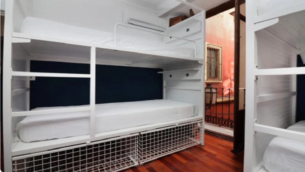 Bed in dormitory Private external bathroom Room, Feel Hostel City Center Malaga, Costa Del Sol