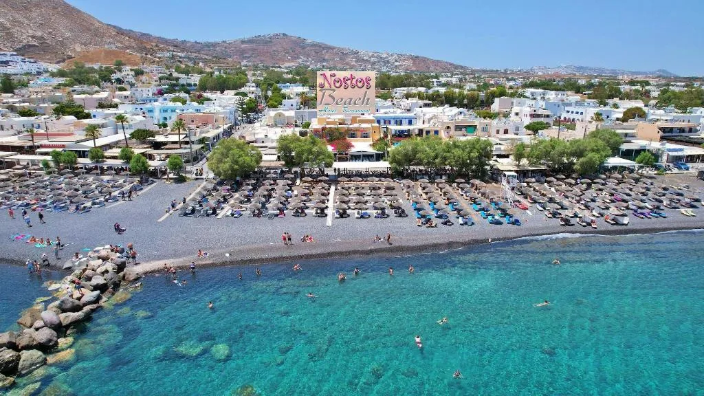 General view, Nostos Beach, Santorini
