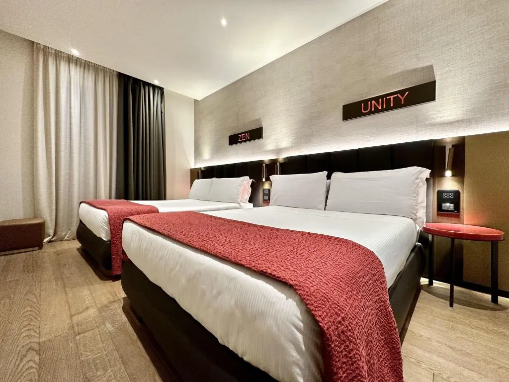 FAMILY ROOM TWO DOUBLE BEDS Room, The Market Urban Hotel, Florence