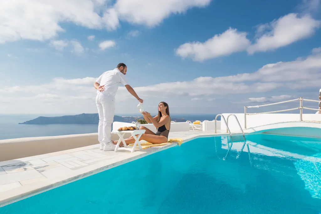 Pool, Iliovasilema Hotel & Suites, Santorini
