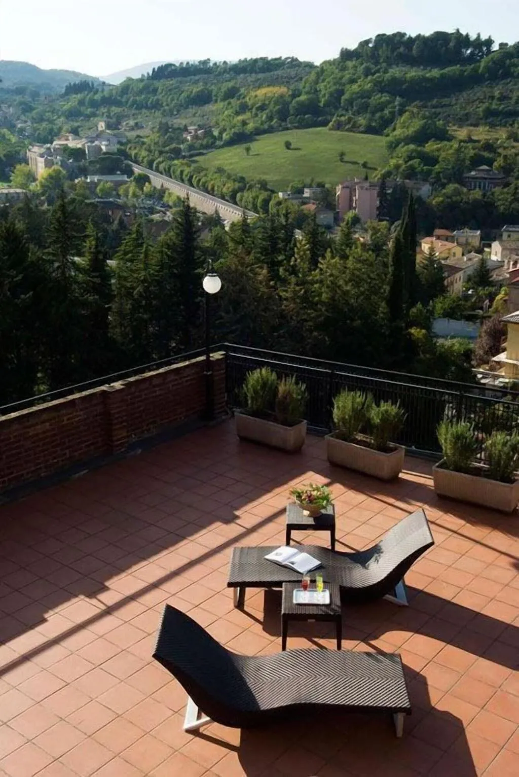 Terrace, Hotel Dei Duchi, Perugia