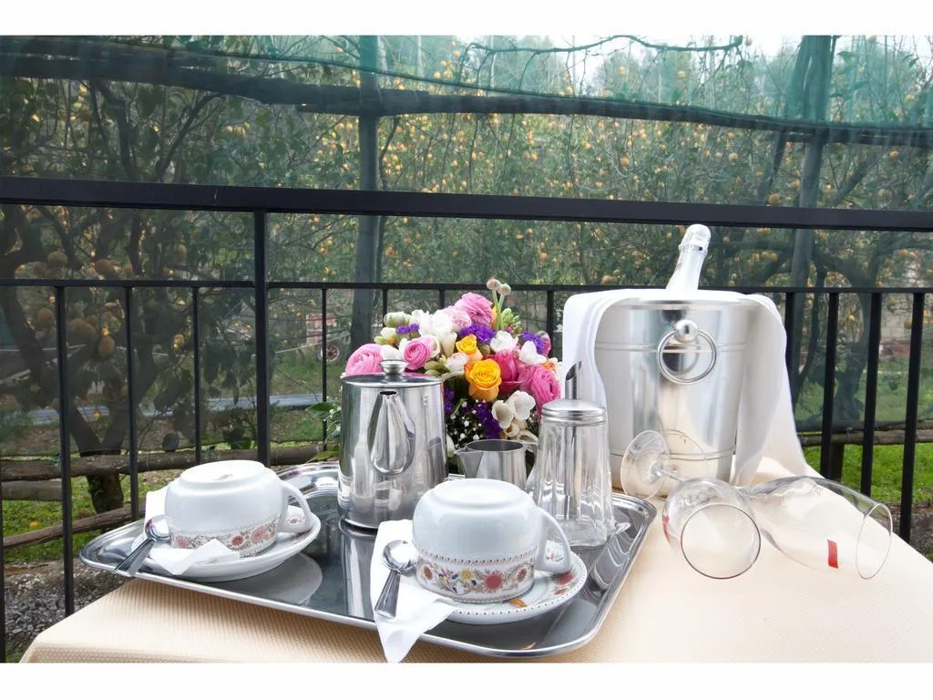 Terrace, Hotel Britannia, Naples