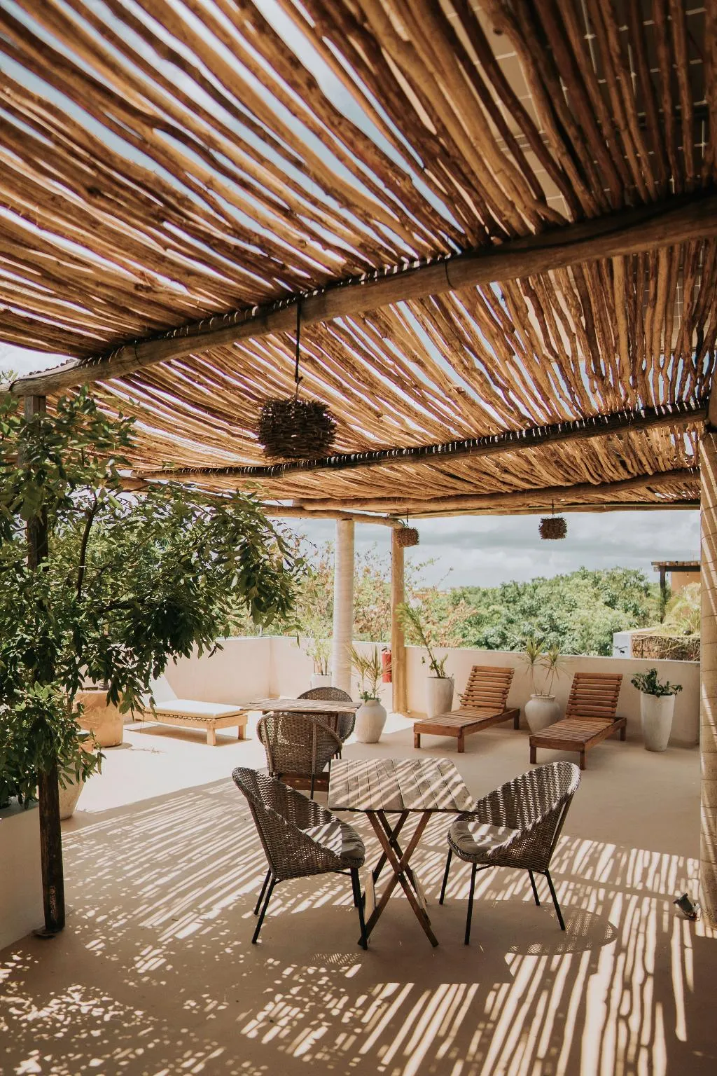 Terrace, Hotel Koos Tulum, Cancun Area
