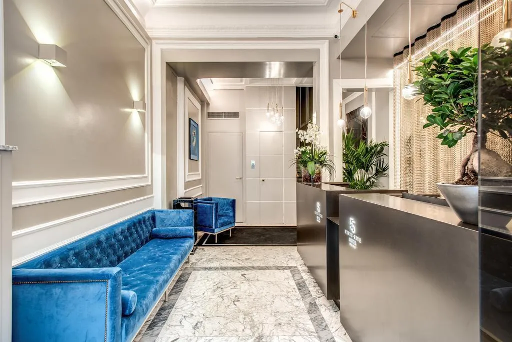 Lobby, Hotel 55 Fiftyfive, Rome