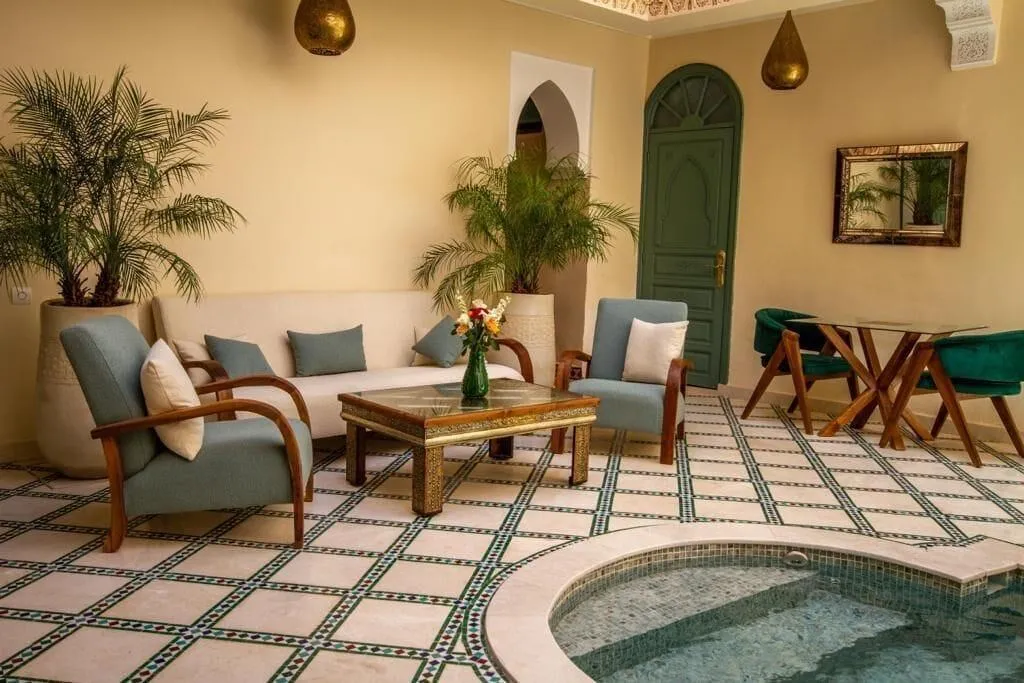 Lobby, Riad Jalina, Marrakech