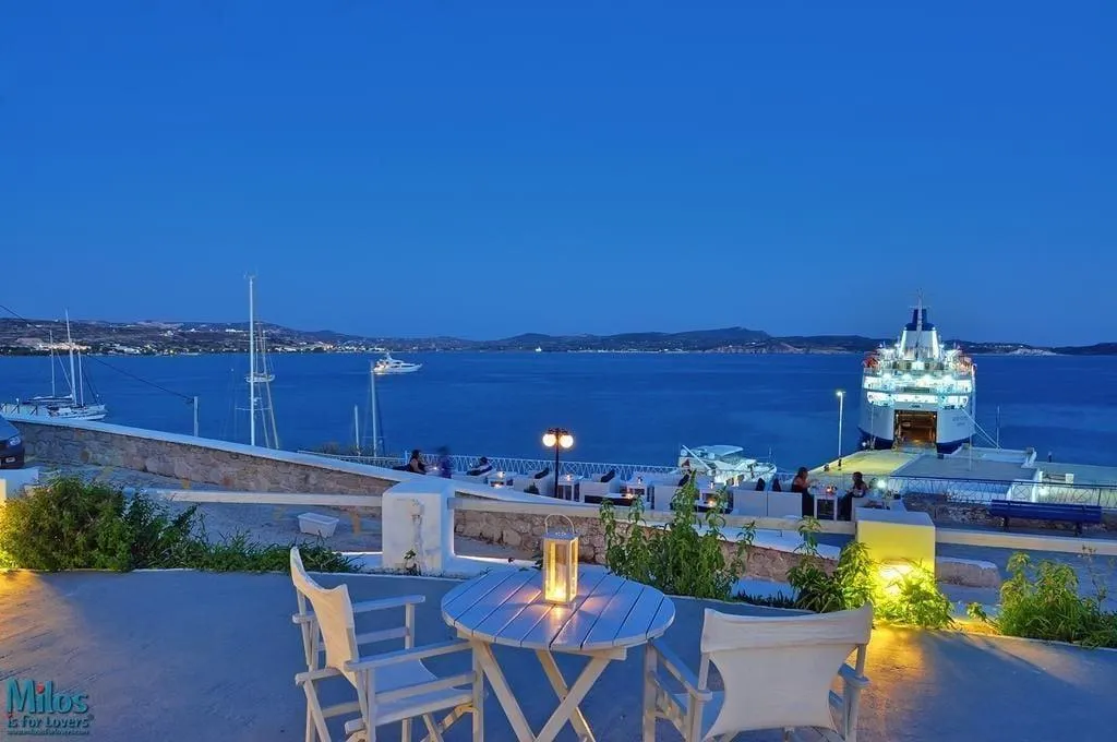 General view, Adamas Hotel, Santorini