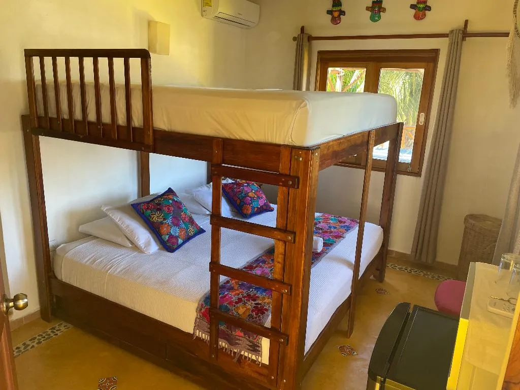 QUADRUPLE BUNK BED Room, Casa Luz Holbox, Cancun Area