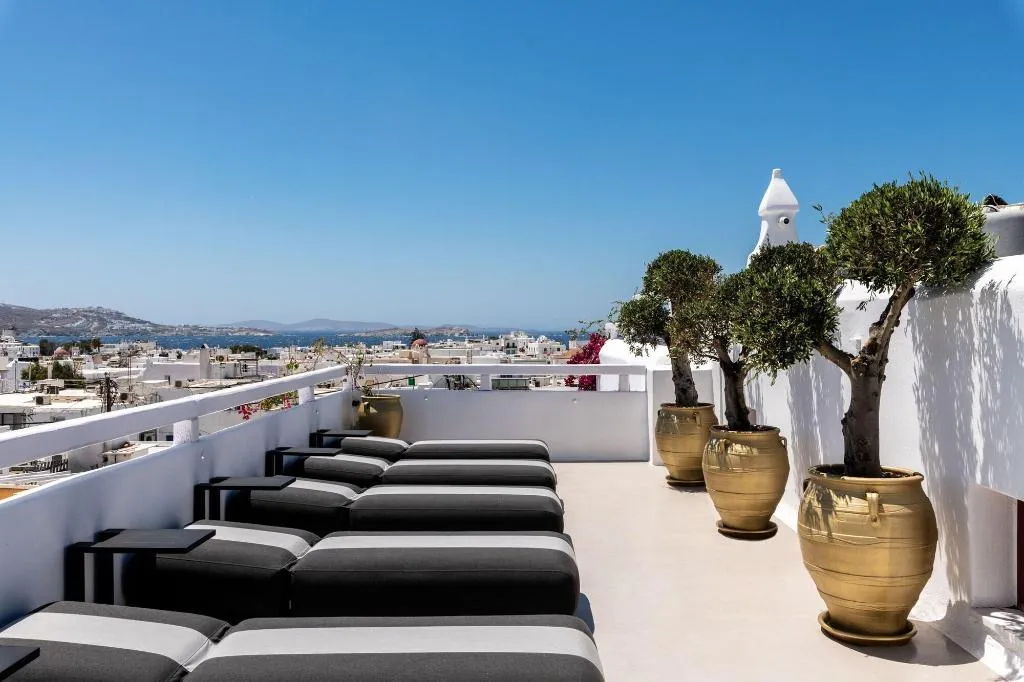 Terrace, The Townhouse Mykonos, Mykonos