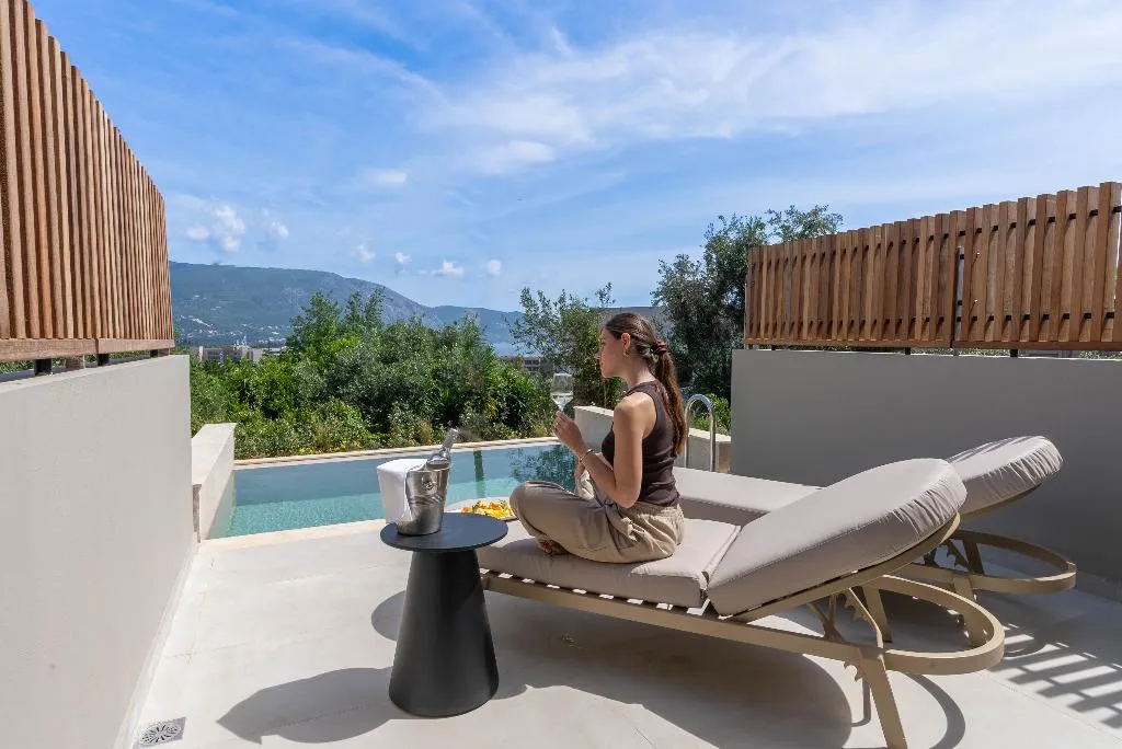 JUNIOR SUITE WITH PRIVATE POOL Room, Iolida Corfu Resort & Spa, Corfu