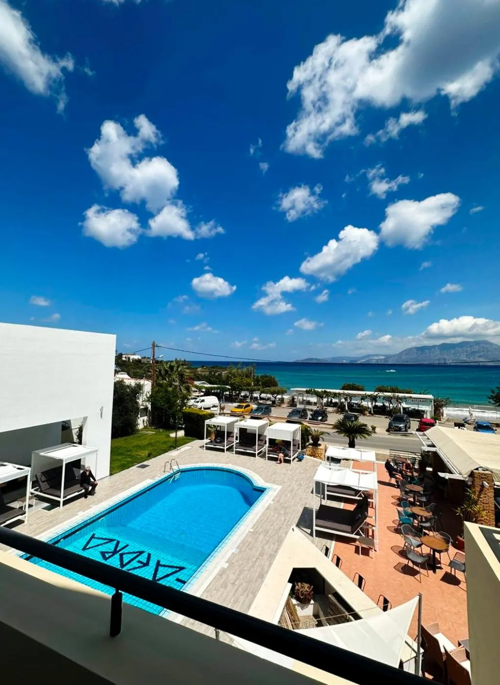 Terrace, Faedra Beach, Crete