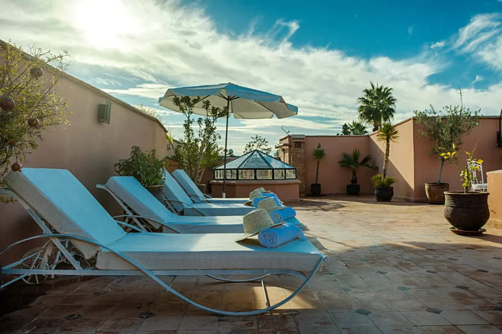 Terrace, Riad Nasreen, Marrakech