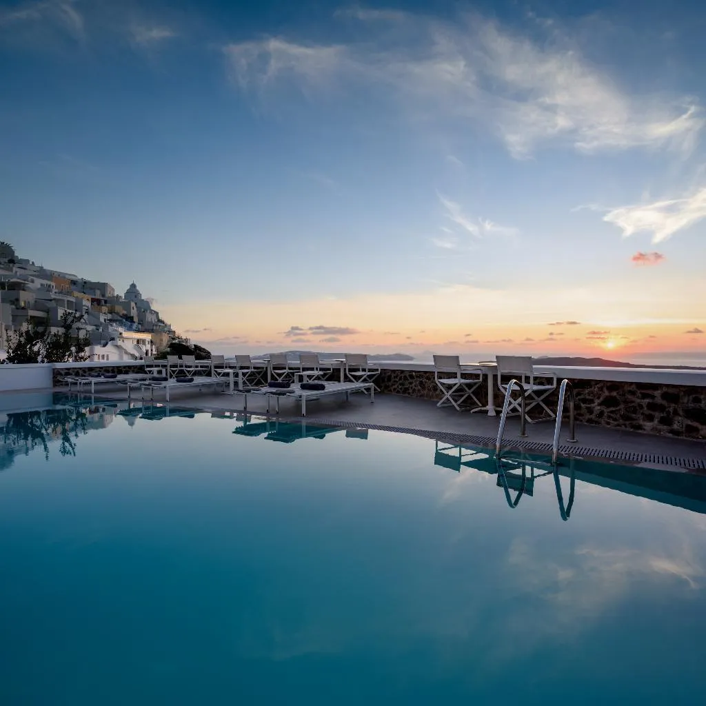 Pool, Panorama Suites, Santorini