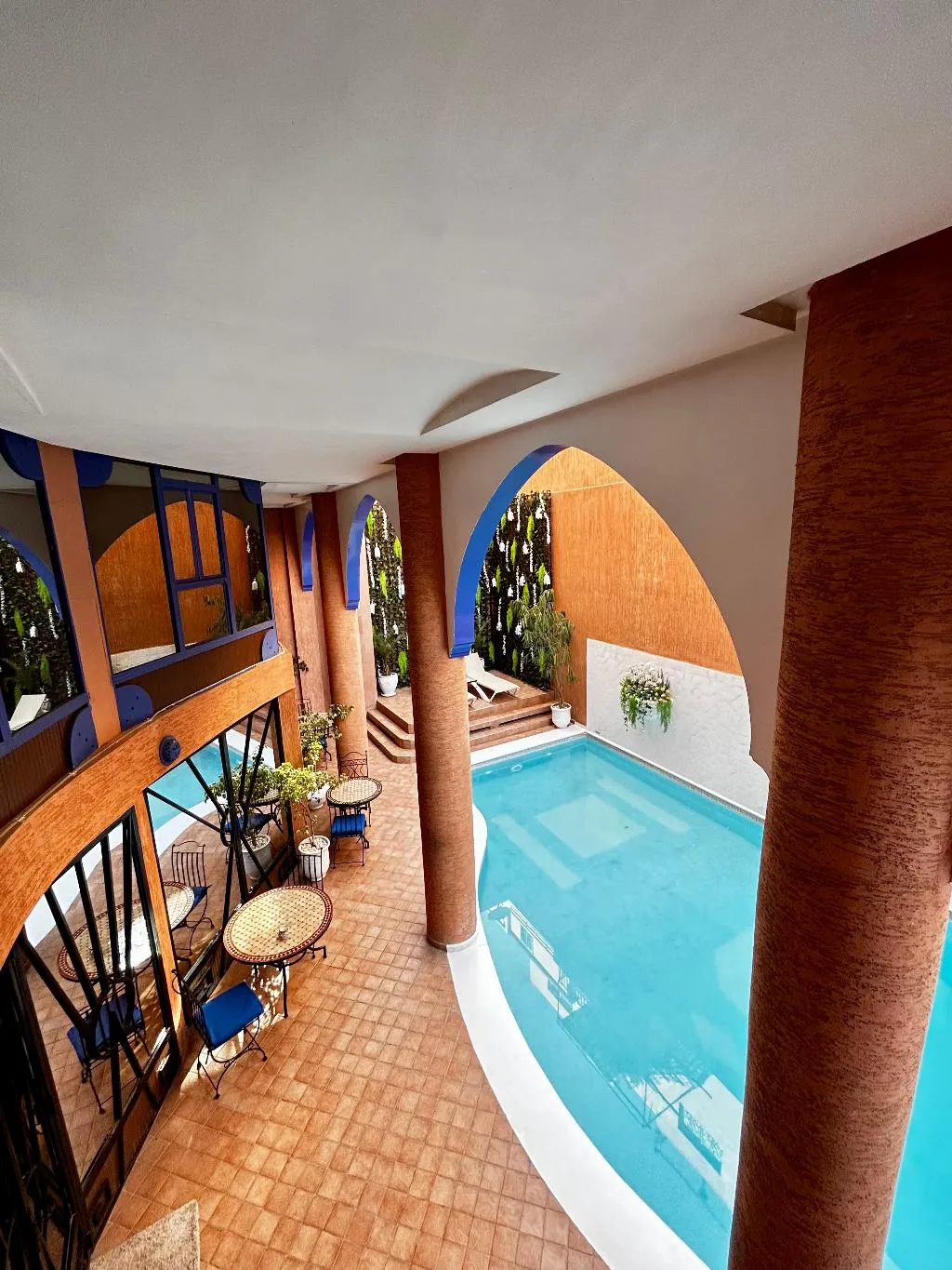 Pool, Les Trois Palmiers, Marrakech