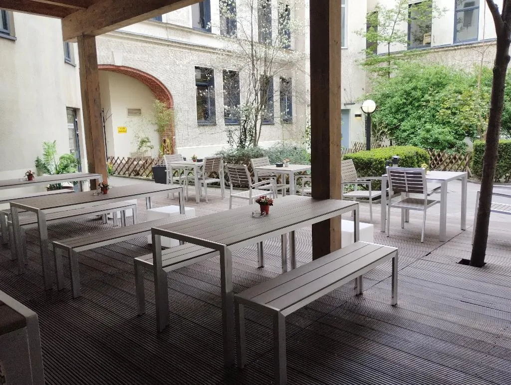 Terrace, Acama Kreuzberg Hotel+Hostel, Berlin