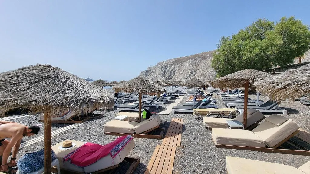Beach, Nostos Beach, Santorini