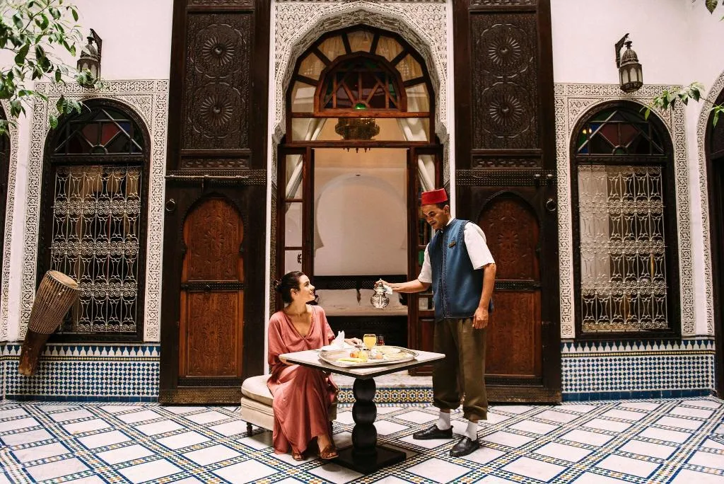 Lobby, Riad Maison Bleue & Spa, Fez