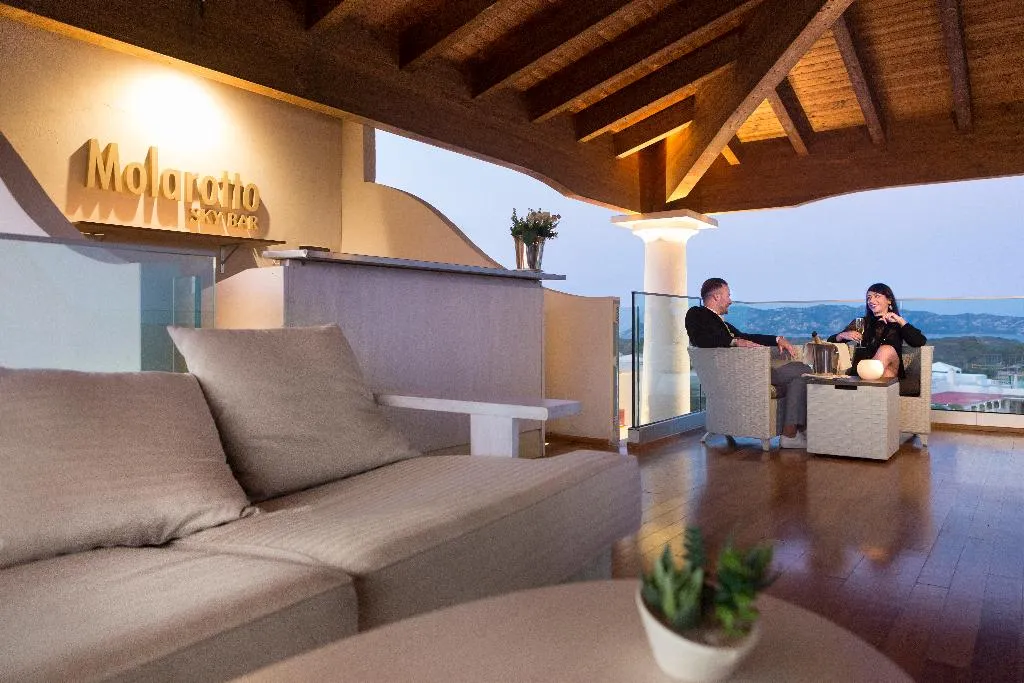 Terrace, Grande Baia Resort & Spa, Olbia