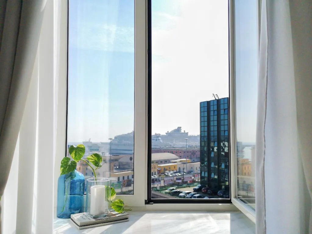 DOUBLE CLASSIC SEA VIEW Room, BandB Civico 13, Naples