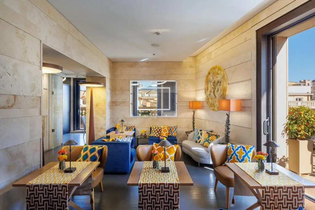 Lobby, Singer Palace Hotel, Rome