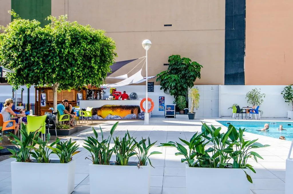 Terrace, Hotel Port Vista Oro, Costa Blanca