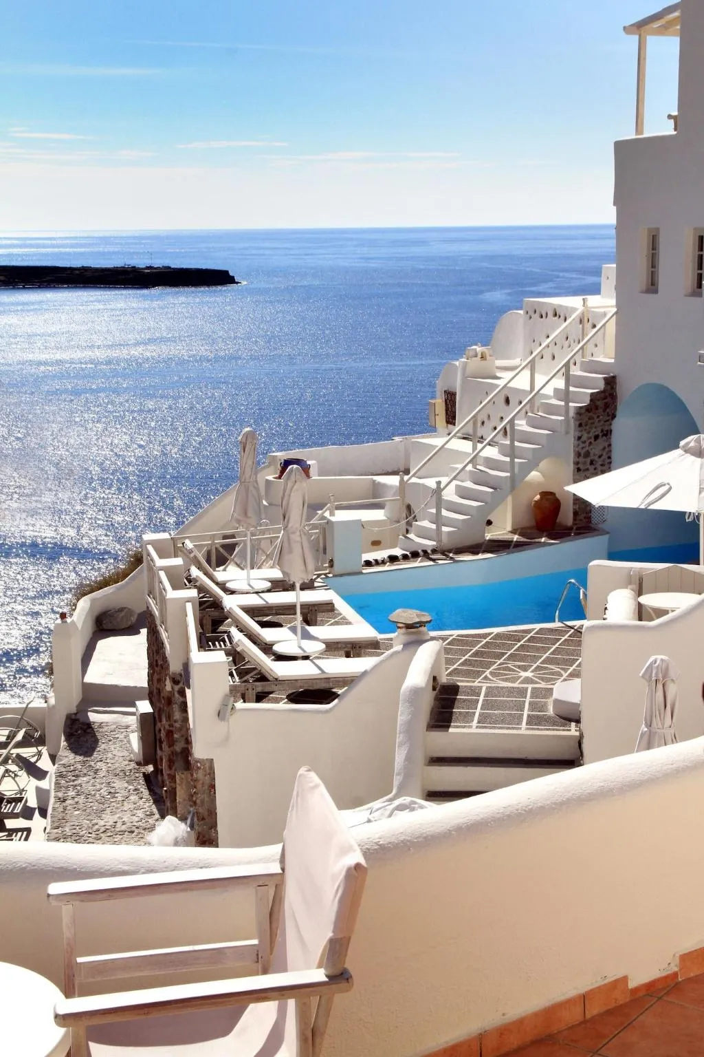 Terrace, Oia Mare Villas, Santorini
