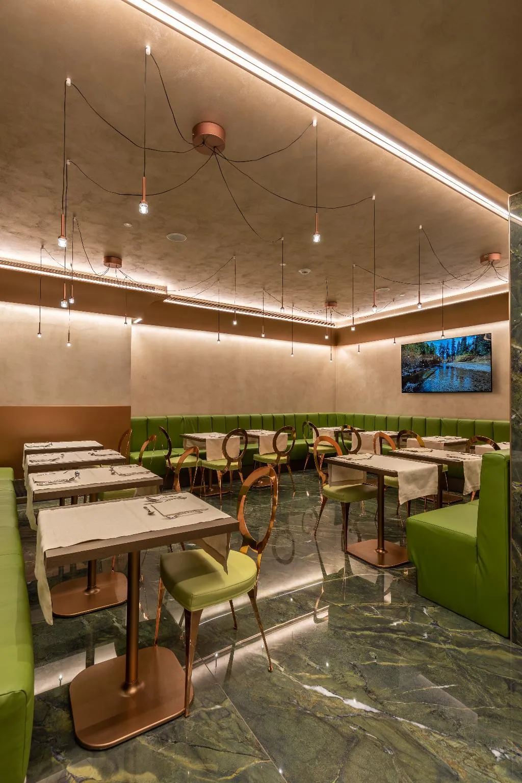 Restaurant, Ariston Hotel, Milan