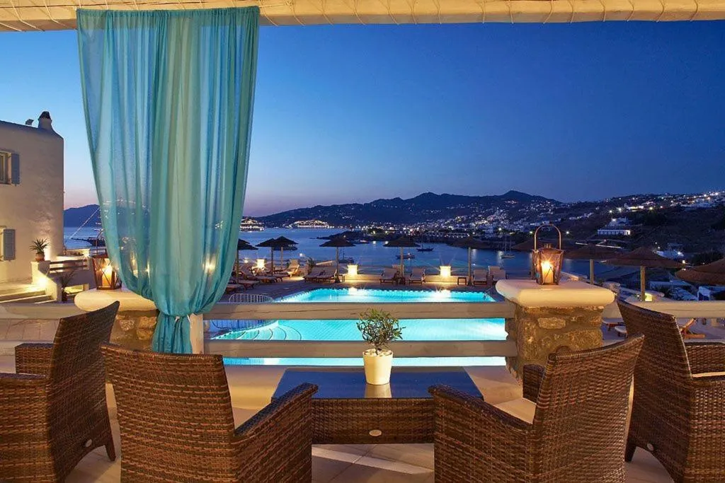 General view, Grand Beach, Mykonos