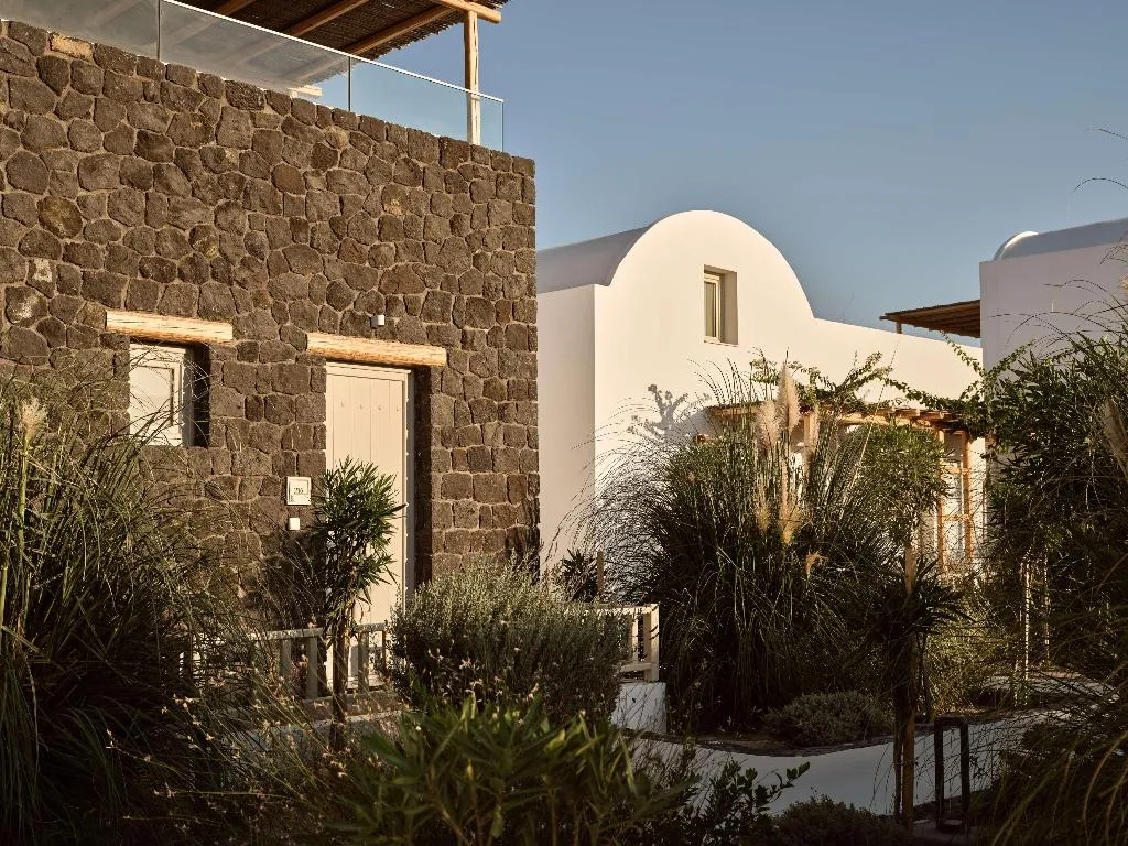 General view, Sea Breeze Santorini Beach Resort, Curio Collectio, Santorini