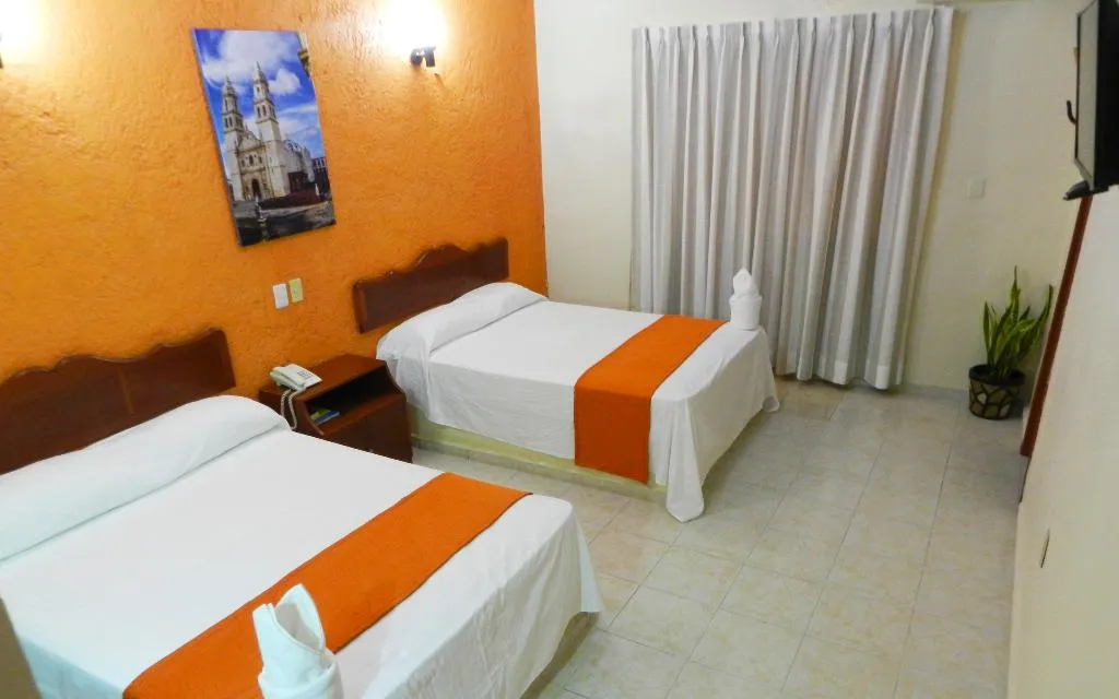 TRIPLE TWO BEDS Room, Hotel U Xul Kah Campeche, Cancun Area