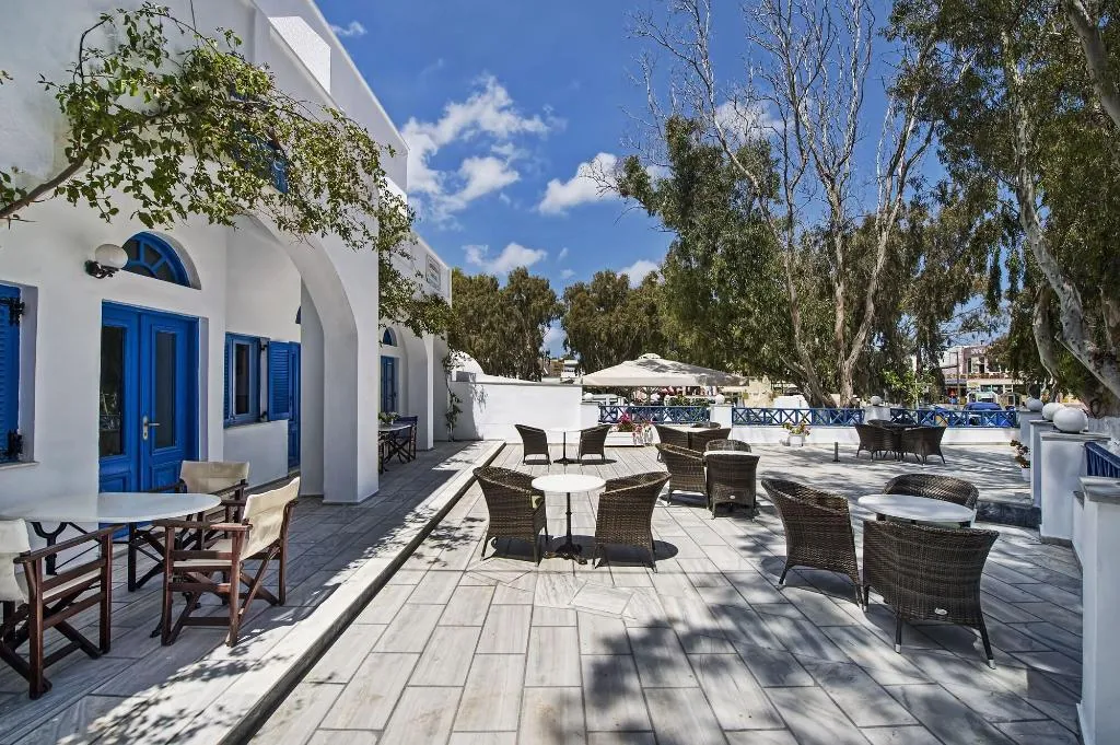 General view, Hotel Eucalyptus, Santorini