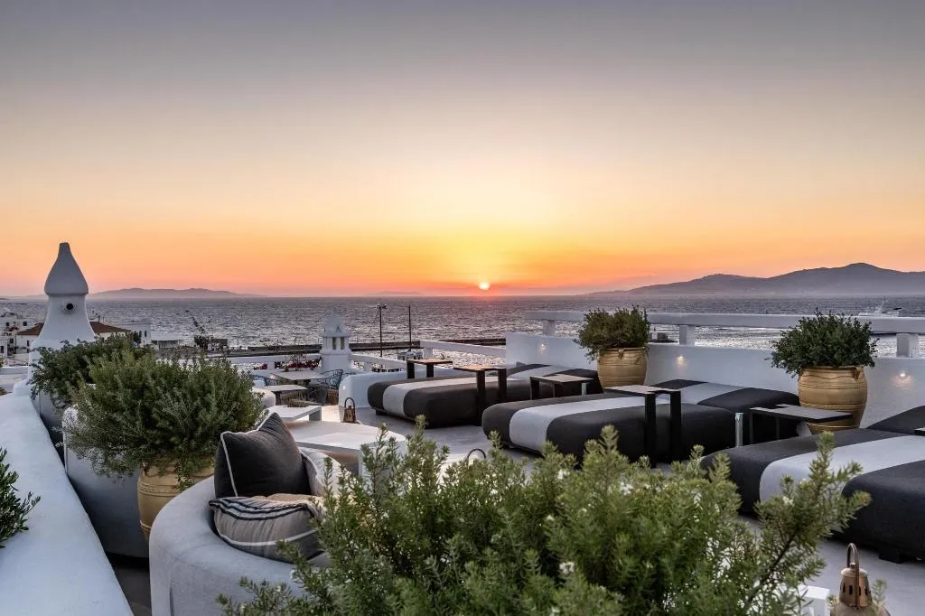 Terrace, The Townhouse Mykonos, Mykonos