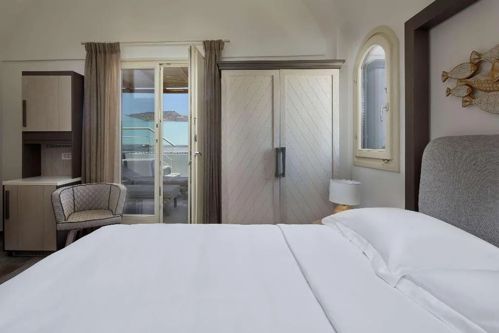 DOUBLE GUEST ROOM KING BED Room, Sea Breeze Santorini Beach Resort, Curio Collectio, Santorini